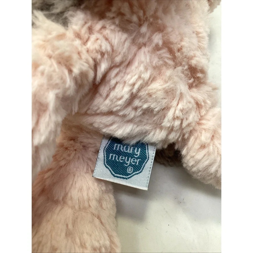 Mary Meyer Putty Piglet Nursery Pink & Gray Pig Stuffed Plush Animal Soft 10